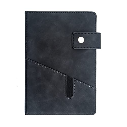 ByNGSDCC Portfolio-Ordner Portfolio Organizer Tragbare A5 Konferenz Ordner Leder Business Padfolio Business Reißverschluss Portfolio(Black) von ByNGSDCC
