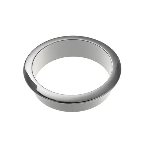ByNGSDCC Tischdurchführung 10 Stück Zinklegierung Kabeltüllen for Computertisch, Drahtlochabdeckung, Schrank-Entlüftungsloch, Dekor, Möbelbeschläge(Silver,40mm) von ByNGSDCC