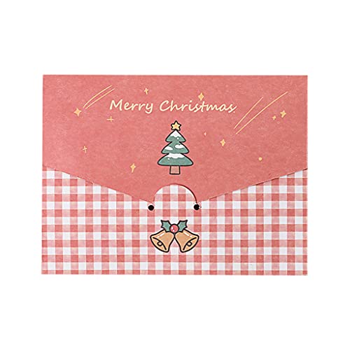 10 Stück Weihnachten Grußkarte Umschlag Neujahr Postkarte Geschenkkarten Hochzeit Einladungen Festival Party Zubehör Weihnachten Grußkarte Ginerbarde von Bydezcon