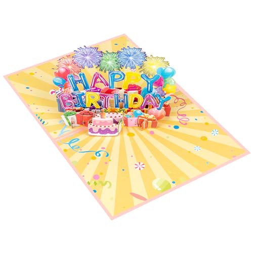 3D Ballon Grußkarte Einzigartige Popup Grußkarte Zum Geburtstag Danke Nachricht Karte Mit Umschlag Kleine Karten Set Popup Karten von Bydezcon