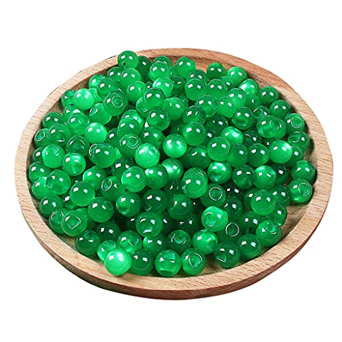 Cheongsam Perlglanz-Nähknöpfe, 10 mm, Teillöcher, Retro-Kunstharz, runde Perlen, Nähen, Schmuckherstellung, 10 Stück von Bydezcon