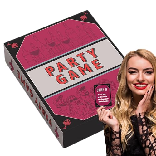 Byeaon Wahrheit oder Pflicht Spiele, Partyspiel für Erwachsene, Englisch 50 Tisch-Partykarten, einfach zu spielen, 50 spannende Herausforderungskarten, 6,6 x 9,0 x 1,8 cm, für alle Altersgruppen und von Byeaon