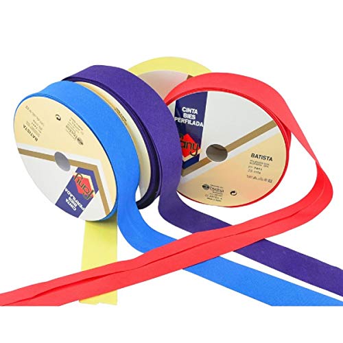 Byetsa 7411 Schrägband, Polyester/Baumwolle, 120 Farben, Rolle mit 25 m 57 Byetsa 7411 Schrägband, Polyester/Baumwolle, 120 Farben, Rolle mit 25 m 57 von Byetsa