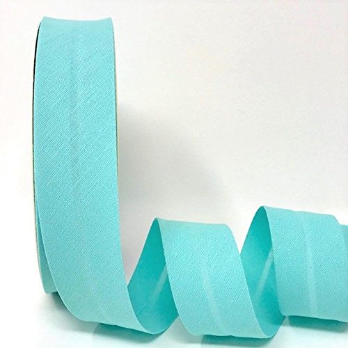 Byetsa Light Aqua 30 mm Polycotton Schrägband auf einer 25 m Rolle Byetsa Light Aqua 30 mm Polycotton Schrägband auf einer 25 m Rolle von Byetsa