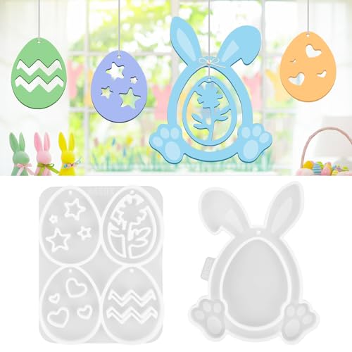 5 Stück Ostern Silikonformen Gießformen Anhänger,Ostern Kaninchen Silikonformen Gießformen,Silikonform Ostern Anhänger Silikonform Silikon Osterhase Eier Giessformen Silikon Gießform Ostern 5 Stück Ostern Silikonformen Gießformen Anhänger,Ostern Kaninchen Silikonformen Gießformen,Silikonform Ostern Anhänger Silikonform Silikon Osterhase Eier Giessformen Silikon Gießform Ostern von Byffoer