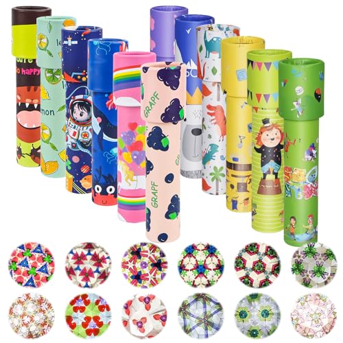 Byffoer 12 Stück Klassisches Kaleidoskope,Kaleidoskop Kinder Vintage Retro-Kaleidoskope Lernspielzeug,Kaleidoskop Kinder Mitgebsel für Kindergeburtstag, Weihnachten, Schule und Klassenzimmer Preise Byffoer 12 Stück Klassisches Kaleidoskope,Kaleidoskop Kinder Vintage Retro-Kaleidoskope Lernspielzeug,Kaleidoskop Kinder Mitgebsel für Kindergeburtstag, Weihnachten, Schule und Klassenzimmer Preise von Byffoer