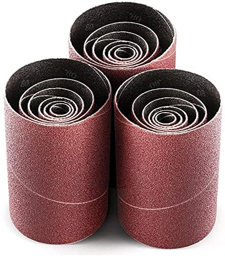 18 Stück 11,4 cm Schleifhülsen für Exzenterschleifer, 240 Schleifpapier sortiert von Bykswil
