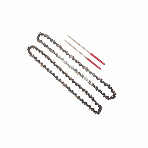 ByoBLu 4 Stück/Set 8-Zoll-Mini-Sägekette 1/4 Zoll; Pitch 043 Zoll; Kettensägenketten der Stärke 47L mit Feile ByoBLu 4 Stück/Set 8-Zoll-Mini-Sägekette 1/4 Zoll; Pitch 043 Zoll; Kettensägenketten der Stärke 47L mit Feile von ByoBLu