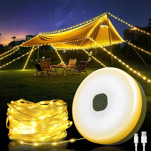 Bzavor 10m Camping Lichterkette Aufrollbar,IP65 Wasserdicht Aufrollbar Campinglampe mit 8 Modi,Tragbare Aufrollbare lichterkette USB,Outdoor Lichterketten für Camping Licht Dimmbar Wandern und Hofdeko Bzavor 10m Camping Lichterkette Aufrollbar,IP65 Wasserdicht Aufrollbar Campinglampe mit 8 Modi,Tragbare Aufrollbare lichterkette USB,Outdoor Lichterketten für Camping Licht Dimmbar Wandern und Hofdeko von Bzavor