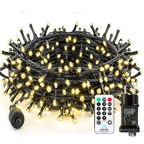 Bzavor LED Lichterkette 25M 200 LED Mit Fernbedienung, Timer, Merkfunktion, Steckdose, IP65 Wasserdicht - Für Weihnachtsbaum, Weihnachten, Deko, Hochzeit von Bzavor