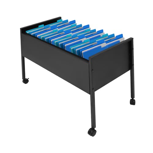 Hängemappenwagen 100 Duo Schwarz Rollbarer Aktenschrank, Aktenordner mit Rädern, Rollbarer Aktenwagen für Hängemappen Hängemappenwagen 100 Duo Schwarz Rollbarer Aktenschrank, Aktenordner mit Rädern, Rollbarer Aktenwagen für Hängemappen von C-Juzarl