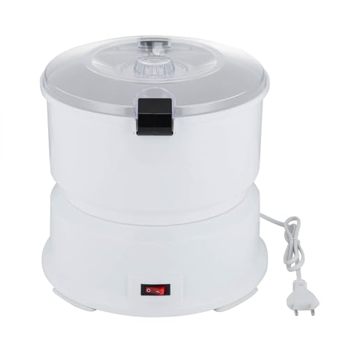 Kartoffelschäler Elektrisch 85 Watt Kartoffelschälmaschine Elektrischer Kartoffel-Schäler mit Salat-Schleuder (25.5 * 27cm) von C-Juzarl