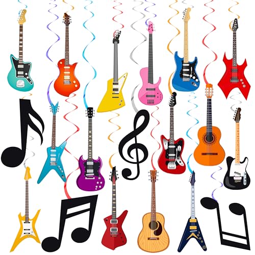 20PCS Guitar Party Hanging Swirls Decorations for Guitar Theme Birthday Party Hanging Booth Props Guitar Party Supplies Boys Birthday Baby Shower Favor Spiral Ornaments 20PCS Guitar Party Hanging Swirls Decorations for Guitar Theme Birthday Party Hanging Booth Props Guitar Party Supplies Boys Birthday Baby Shower Favor Spiral Ornaments von C L cooper life