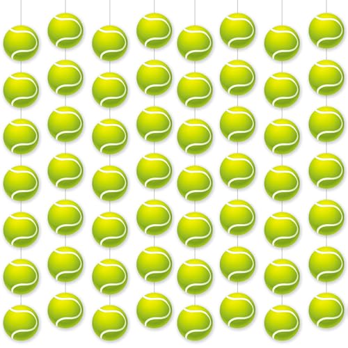 Tennisball-Banner zum Aufhängen, Sportspiel, Party-Girlande, Set, Sportball, Papierausschnitte für Kinder, Teenager, Männer, Tennis, Geburtstag, Babyparty, Party, Gastgeschenk, Innenbereich, Heimbüro Tennisball-Banner zum Aufhängen, Sportspiel, Party-Girlande, Set, Sportball, Papierausschnitte für Kinder, Teenager, Männer, Tennis, Geburtstag, Babyparty, Party, Gastgeschenk, Innenbereich, Heimbüro von C L cooper life