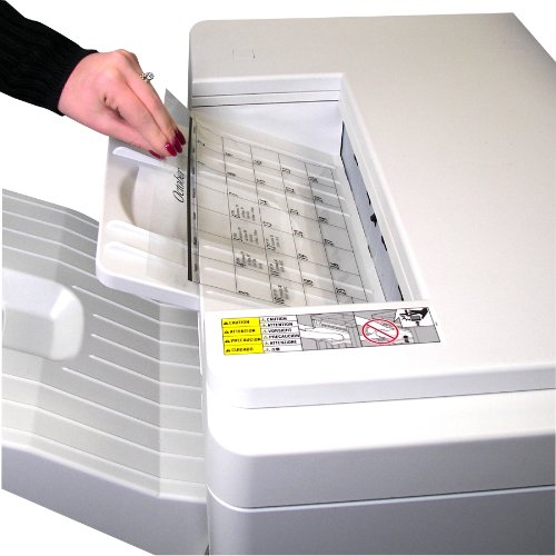 C-Line Transparenzfolie für Normalpapier/Laserdrucker, transparent, 21,6 x 27,9 cm, 50 Blatt pro Box (60837) von C-LINE