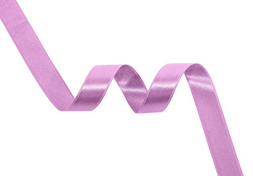 C'est Joli! 0422 Doppelseitiges Satin, Polyester, lavendel, 80 mm, 2 Meter von C'est Joli!