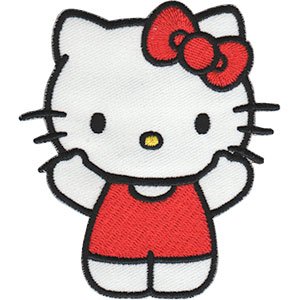 C&D Visionary Aufnäher zum Aufbügeln, Hello Kitty Hug In Pink, P-HK-0031 von C&D Visionary