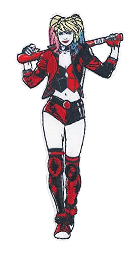 C&D Visionary DC Comics Harley Quinn mit Fledermaus Patch Rot Schwarz Weiß C&D Visionary DC Comics Harley Quinn mit Fledermaus Patch Rot Schwarz Weiß von C&D Visionary
