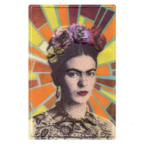 C&D Visionary Frida Kahlo Mosaikstrahlen-Aufnäher, Gelb von C&D Visionary