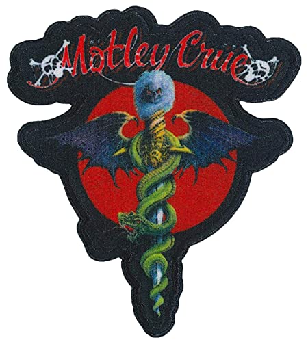 C&D Visionary Motley Crue Dr. Feelgood Patch, rot, blau, weiß von C&D Visionary