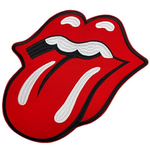 C&D Visionary Rolling Stones Tongue Logo Oversized Patch rot weiß von C&D Visionary