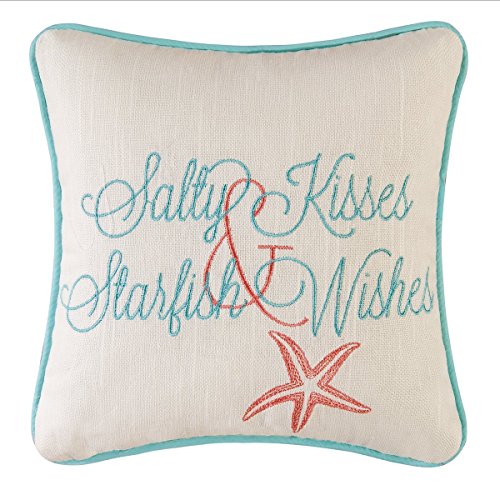 C&F Home Salty Kisses Stickkissen, 25,4 cm, Seestern von C&F Home