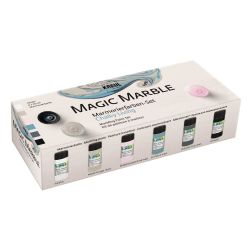 Magic Marble Marmorierfarben Set Chalky Living 6x20ml von KREUL