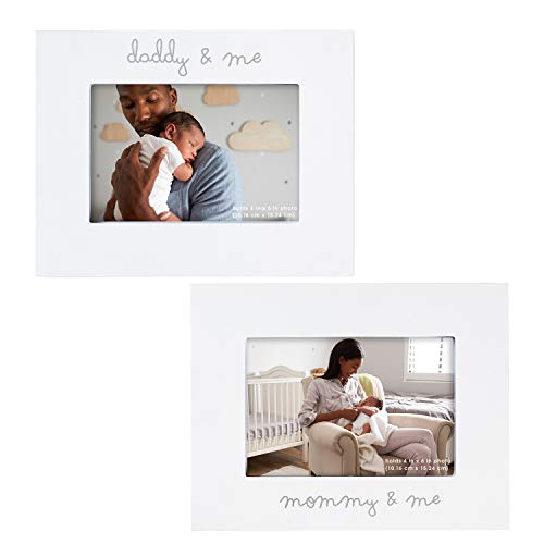 C.R. Gibson Bilderrahmen für Babyfotos, Aufschrift Mommy and Me, 22,9 x 17,8 cm, 2-teilig von C.R. Gibson