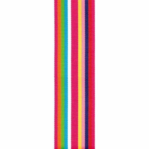 Offray 1 1/2 Zoll, 3 yd Roman, Cotton Candy gestreift von C.R. Gibson