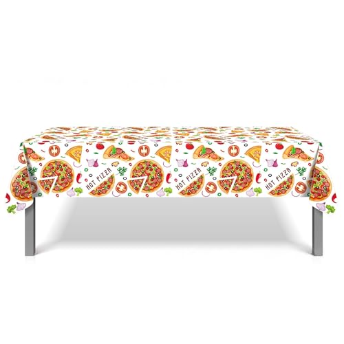 C.X.Y. Tischdecke, rechteckig, 130 x 220 cm, laminiert, wasserfest, Hot Pizza C.X.Y. Tischdecke, rechteckig, 130 x 220 cm, laminiert, wasserfest, Hot Pizza von C.X.Y.