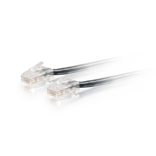C2G 3M Cat5e Ethernet RJ45 Hochgeschwindigkeits-Netzwerkkabel, LAN-Leitung SCHWARZ Cat5e PVC UTP Patch-Kabel von C2G