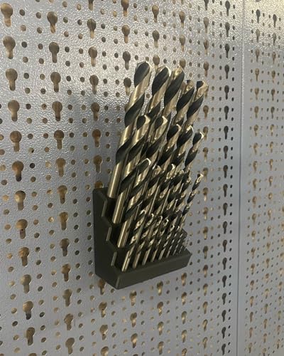 Bohrer 13-1 mm Halterung für Küpper Lochwand und 45 mm Eurolochung Metallbohrer Werkzeugwand Bohrer 13-1 mm Halterung für Küpper Lochwand und 45 mm Eurolochung Metallbohrer Werkzeugwand von C3E