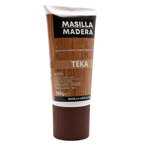 CABLEPELADO Teka Holzkitt – Reparatur von Löchern und Rissen – gebrauchsfertig – schleifbare und lackierbare Oberfläche – ideal für den Innenbereich – Format in Tube mit 150 g von CABLEPELADO