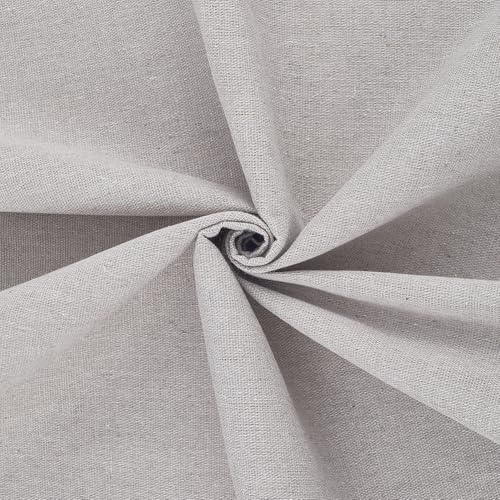 CABODYALS 1.5 m Grauer Quiltstoff Baumwoll Leinen Mischgewebe Meterware Jute Stickstoff Reiner Bestickter Stoff Zum Nähen Herstellen von Geschenken Verpacken Kleidern Bezügen Tischdecken Taschen Heimw CABODYALS 1.5 m Grauer Quiltstoff Baumwoll Leinen Mischgewebe Meterware Jute Stickstoff Reiner Bestickter Stoff Zum Nähen Herstellen von Geschenken Verpacken Kleidern Bezügen Tischdecken Taschen Heimw von CABODYALS