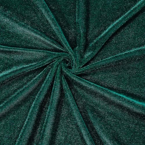 CABODYALS 1.68 m 1 m Dunkelgrüner Weicher Samtstoff Im Vintage Stil Meterware Pannesamtstoffe Quadratisch Breiter Polyesterstoff Zum Nähen von Bekleidung Kostümen Polstern Vorhängen Tischdecken Bastel von CABODYALS