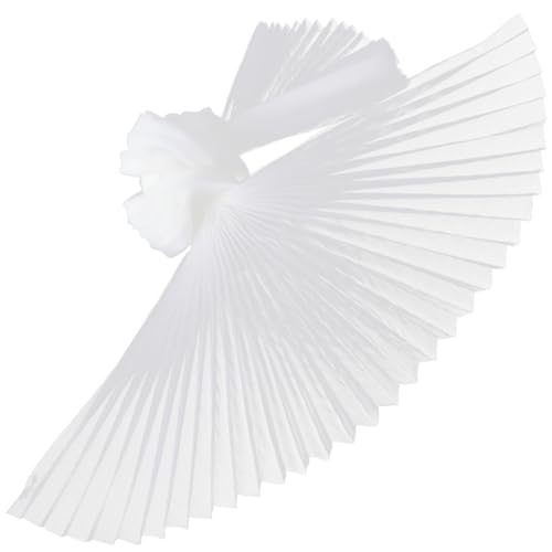 CABODYALS 100cm 160cm Weißer Plissierter Netzstoff Gerüschter Organza Tüll Transparenter Chiffon Besatz Spitzenbesatz Polyesterbesatz Zum Nähen Herstellen von Kleidern Kostümen Heimdekoration Bastelbe CABODYALS 100cm 160cm Weißer Plissierter Netzstoff Gerüschter Organza Tüll Transparenter Chiffon Besatz Spitzenbesatz Polyesterbesatz Zum Nähen Herstellen von Kleidern Kostümen Heimdekoration Bastelbe von CABODYALS
