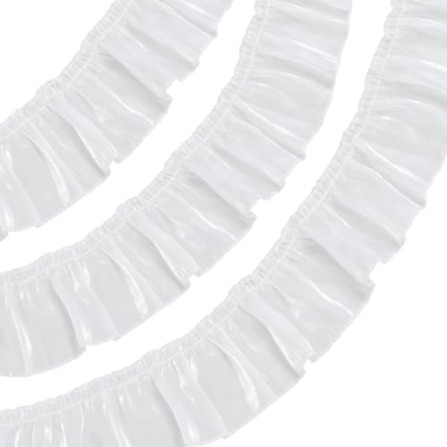 CABODYALS 2 m 70mm Weißes Rüschenband Oganza Band Transparentes Vintage Rüschenband Spitze Plissee Einfassung Wellenrand Randbesatz Bänder Zum Nähen Herstellen von Geschenkverpackungen Röcken Taschen CABODYALS 2 m 70mm Weißes Rüschenband Oganza Band Transparentes Vintage Rüschenband Spitze Plissee Einfassung Wellenrand Randbesatz Bänder Zum Nähen Herstellen von Geschenkverpackungen Röcken Taschen von CABODYALS