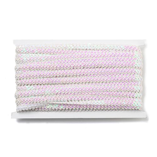 CABODYALS 20 m 9.5mm Weiße Paillettenbesatz Perlenpailletten Geflochtenes Band Glitzernde Metallische Pailletten Gewellte Spitzenbesatzung Zum Nähen Herstellen von Geschenkverpackungen DIY Weihnachts CABODYALS 20 m 9.5mm Weiße Paillettenbesatz Perlenpailletten Geflochtenes Band Glitzernde Metallische Pailletten Gewellte Spitzenbesatzung Zum Nähen Herstellen von Geschenkverpackungen DIY Weihnachts von CABODYALS