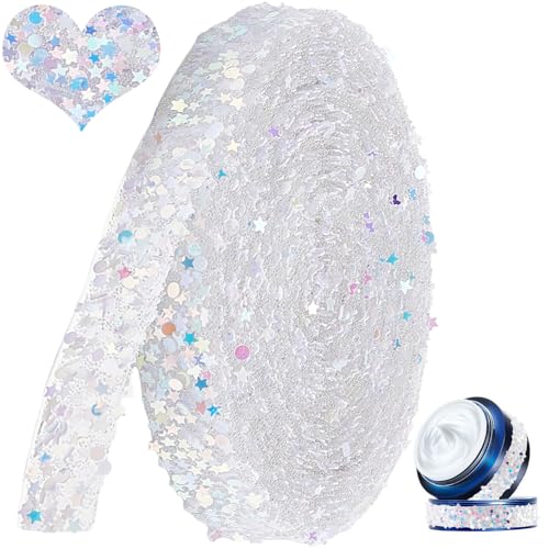 CABODYALS 5.47 Yards Weiße Strassstreifen Selbstklebende Glitzerstern Hot Drill Bänder Funkelnde Sterne Applikation Zum Aufbügeln Aufkleberbesatz Zum Nähen Basteln Heimgeschenk Hochzeitsdekoration Par CABODYALS 5.47 Yards Weiße Strassstreifen Selbstklebende Glitzerstern Hot Drill Bänder Funkelnde Sterne Applikation Zum Aufbügeln Aufkleberbesatz Zum Nähen Basteln Heimgeschenk Hochzeitsdekoration Par von CABODYALS