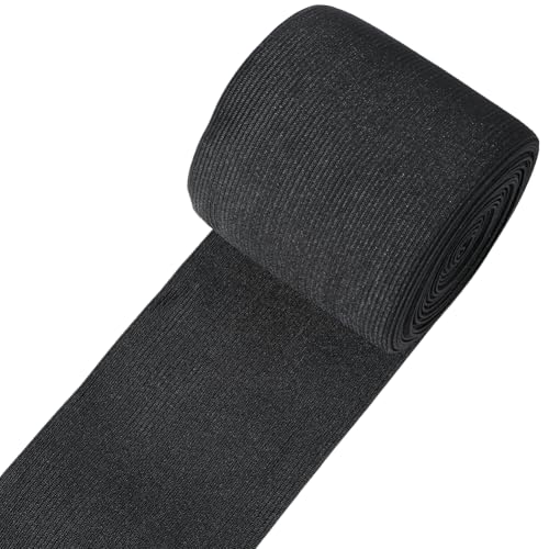 CABODYALS Elastische Spule 6 m 80mm Schwarz Flach Breit Geflochten Elastische Nähschnur Stark Dehnbar Hochelastisches Strickband Bündel Zum Nähen Herstellen von Stoffperücken Taillenbändern Ausschnit CABODYALS Elastische Spule 6 m 80mm Schwarz Flach Breit Geflochten Elastische Nähschnur Stark Dehnbar Hochelastisches Strickband Bündel Zum Nähen Herstellen von Stoffperücken Taillenbändern Ausschnit von CABODYALS