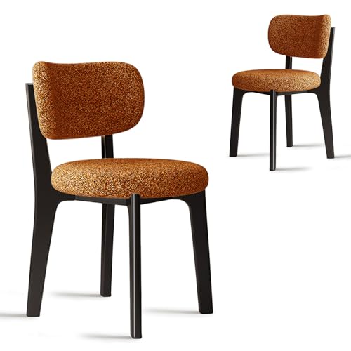 CADEHUB Esszimmerstühle im Mid-Century-Stil, 4er-Set, Samtstoff, Dicker Flanellstoff, integrierte Schaumstoffpolster, ohne Armlehnen, Holzstuhl für Küche und Esszimmer Black + red 2pcs CADEHUB Esszimmerstühle im Mid-Century-Stil, 4er-Set, Samtstoff, Dicker Flanellstoff, integrierte Schaumstoffpolster, ohne Armlehnen, Holzstuhl für Küche und Esszimmer Black + red 2pcs von CADEHUB