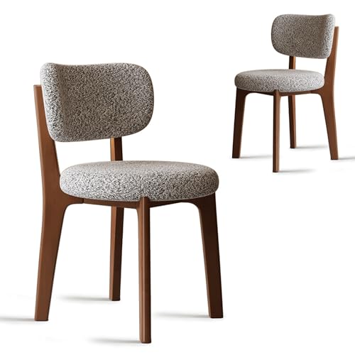 CADEHUB Esszimmerstühle im Mid-Century-Stil, 4er-Set, Samtstoff, Dicker Flanellstoff, integrierte Schaumstoffpolster, ohne Armlehnen, Holzstuhl für Küche und Esszimmer Walnut + Black and White 2pcs CADEHUB Esszimmerstühle im Mid-Century-Stil, 4er-Set, Samtstoff, Dicker Flanellstoff, integrierte Schaumstoffpolster, ohne Armlehnen, Holzstuhl für Küche und Esszimmer Walnut + Black and White 2pcs von CADEHUB