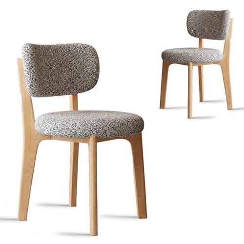 CADEHUB Esszimmerstühle im Mid-Century-Stil, 4er-Set, Samtstoff, Dicker Flanellstoff, integrierte Schaumstoffpolster, ohne Armlehnen, Holzstuhl für Küche und Esszimmer Wood + Black and White 2pcs CADEHUB Esszimmerstühle im Mid-Century-Stil, 4er-Set, Samtstoff, Dicker Flanellstoff, integrierte Schaumstoffpolster, ohne Armlehnen, Holzstuhl für Küche und Esszimmer Wood + Black and White 2pcs von CADEHUB