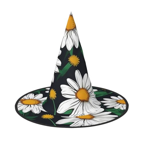 CADREWY Blumen-Gänseblümchen-Druck, bequem, Karnevalshut für Kostümpartys, Maskerade, Urlaub, Dekorationen, Hut von CADREWY