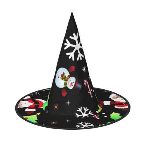 CADREWY Frohe Weihnachten 1 Druck bequem Karneval Hut für Kostümpartys Maskerade Urlaub Dekorationen Hut von CADREWY