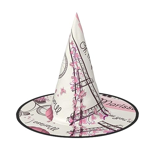 CADREWY Hund und Paris Towe Druck bequem Karneval Hut für Kostümpartys Maskerade Urlaub Dekorationen Hut von CADREWY