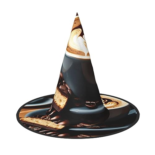 CADREWY Köstlicher Kaffee-Druck, bequem, Karnevalshut für Kostümpartys, Maskerade, Urlaub, Dekorationen, Hut CADREWY Köstlicher Kaffee-Druck, bequem, Karnevalshut für Kostümpartys, Maskerade, Urlaub, Dekorationen, Hut von CADREWY