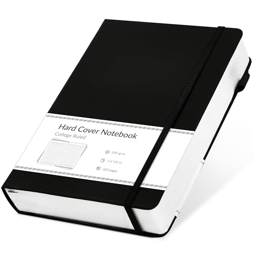 CAGIE Notizbuch B5 Liniert 320 Seiten Dickes Tage buch Hardcover Journal Notizblock Leder Notizbücher Diary für Frauen Männer Mädchen Erwachsene, 19 x 25 cm, Schwarz CAGIE Notizbuch B5 Liniert 320 Seiten Dickes Tage buch Hardcover Journal Notizblock Leder Notizbücher Diary für Frauen Männer Mädchen Erwachsene, 19 x 25 cm, Schwarz von CAGIE