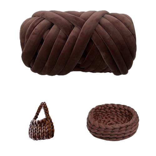 CAIJ Dicke Wolle Garn, Chenille Garn Häkelwolle Babywolle Zum Stricken Weic Schlauchgarn Armstricken Knitting Wolle für Amigurumi für Teppiche Sofadecken Decken Heimdekoration, Armstricken CAIJ Dicke Wolle Garn, Chenille Garn Häkelwolle Babywolle Zum Stricken Weic Schlauchgarn Armstricken Knitting Wolle für Amigurumi für Teppiche Sofadecken Decken Heimdekoration, Armstricken von CAIJ