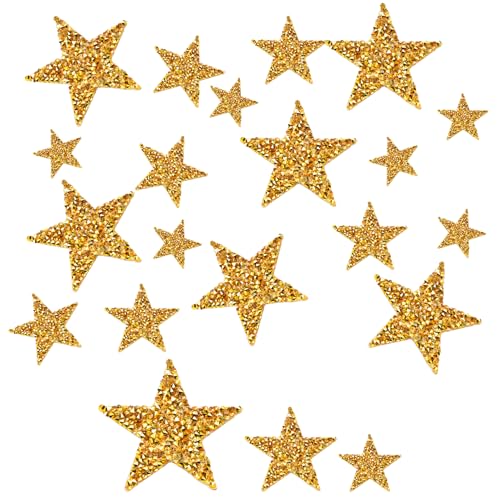 16 Stück Sterne Zum Aufbügeln Gold,patches Zum Aufbügeln,strass Flicken Zum Aufbügeln,bügelflicken Jeans,aufbügel Patches,glitzer Aufkleber Stoff Aufnäher,bügelbilder,für Clothes, Dress, Hat, Jeans 16 Stück Sterne Zum Aufbügeln Gold,patches Zum Aufbügeln,strass Flicken Zum Aufbügeln,bügelflicken Jeans,aufbügel Patches,glitzer Aufkleber Stoff Aufnäher,bügelbilder,für Clothes, Dress, Hat, Jeans von CAIKAILIOR